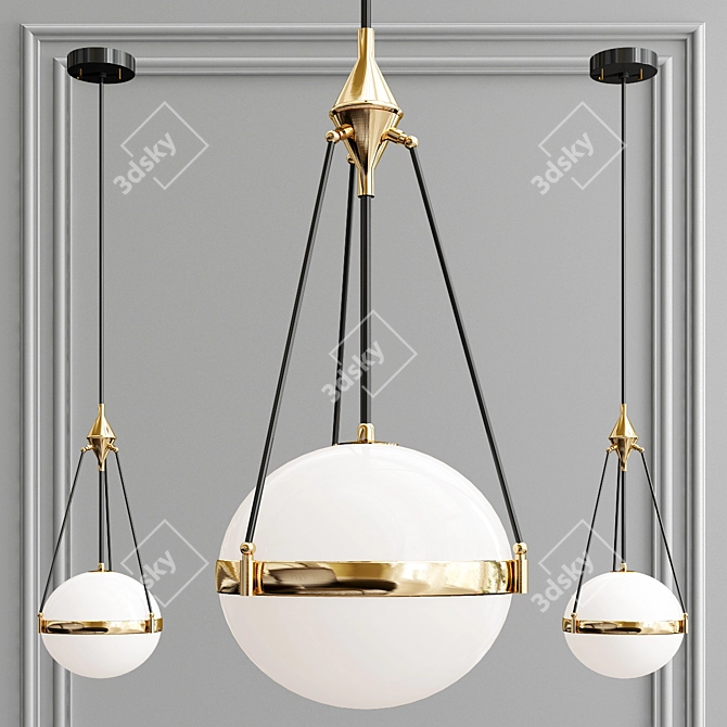 Elegance Defined: Pendant Lights Collection 3D model image 4