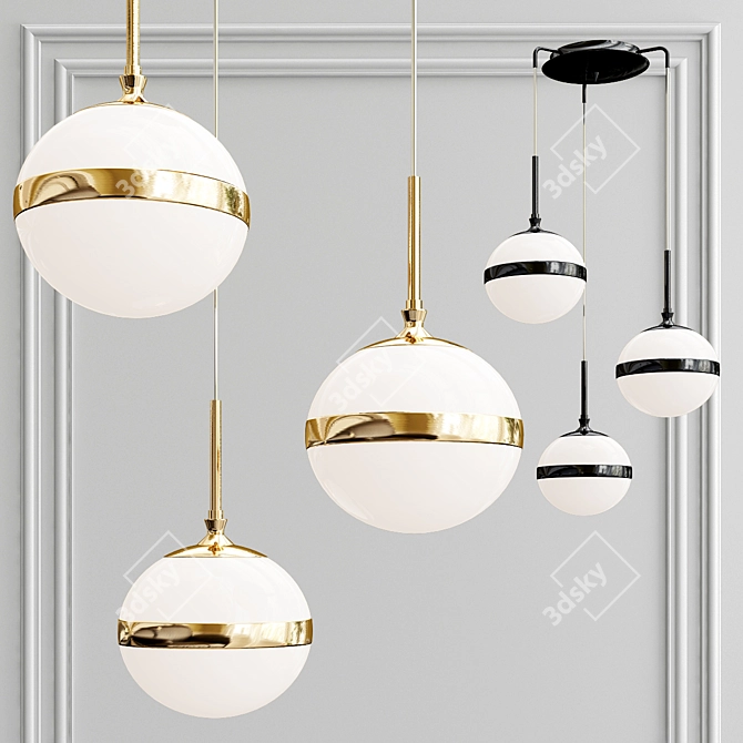 Elegance Defined: Pendant Lights Collection 3D model image 5