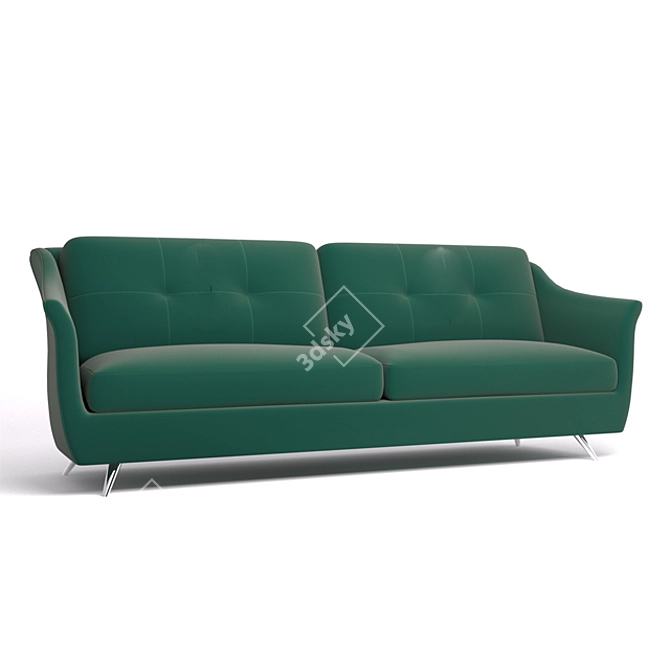 Contemporary Edmund Sofa by Bellus 3D model image 2