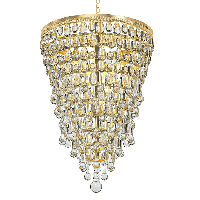 Modern Chandelier Collection: Set of 30 3D model image 2