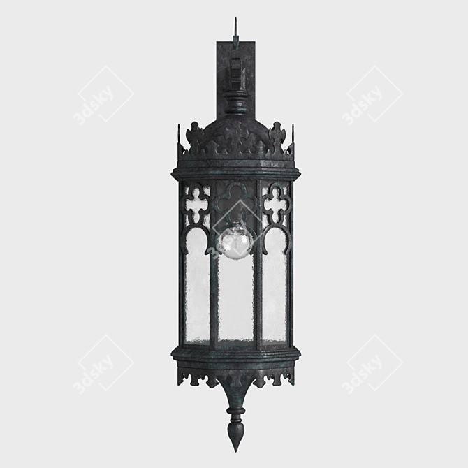 Versatile Outdoor Wall Light 3D model image 3