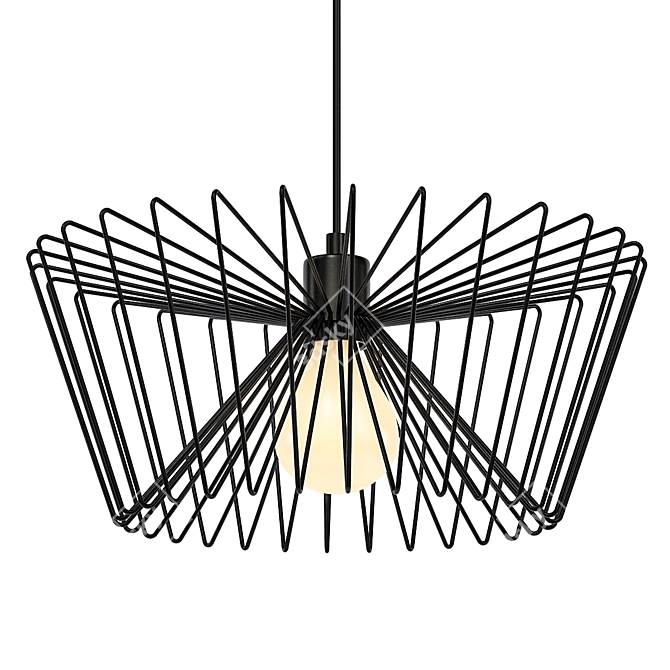 Modern Mesh Pendant Light 3D model image 1