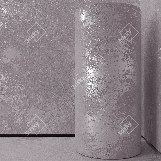 Seamless Decorative Plaster 3D model image 2