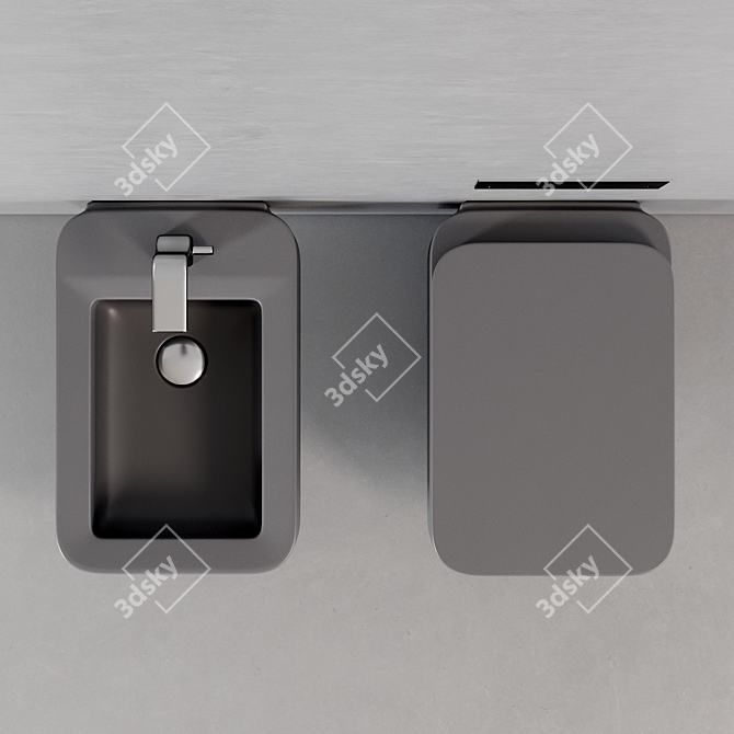 Flaminia Nile Wall-Hung WC 3D model image 4