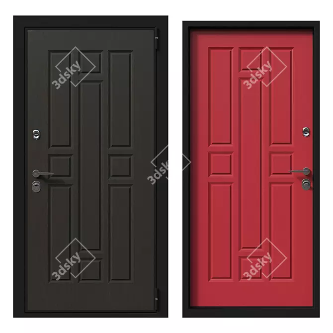 Securemme European Door Collection 3D model image 4