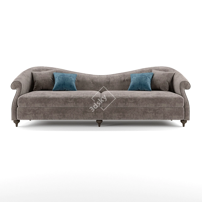 Elegant Reverdy Sofa by Christopher Guy 3D model image 2