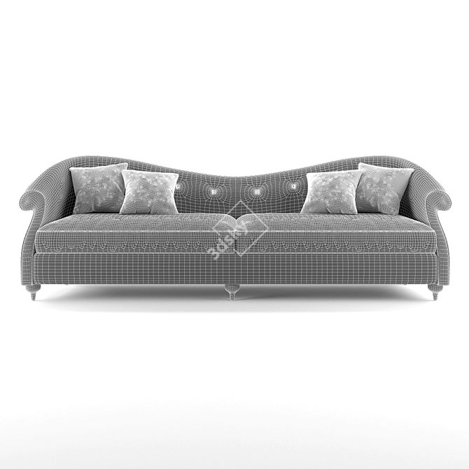 Elegant Reverdy Sofa by Christopher Guy 3D model image 4