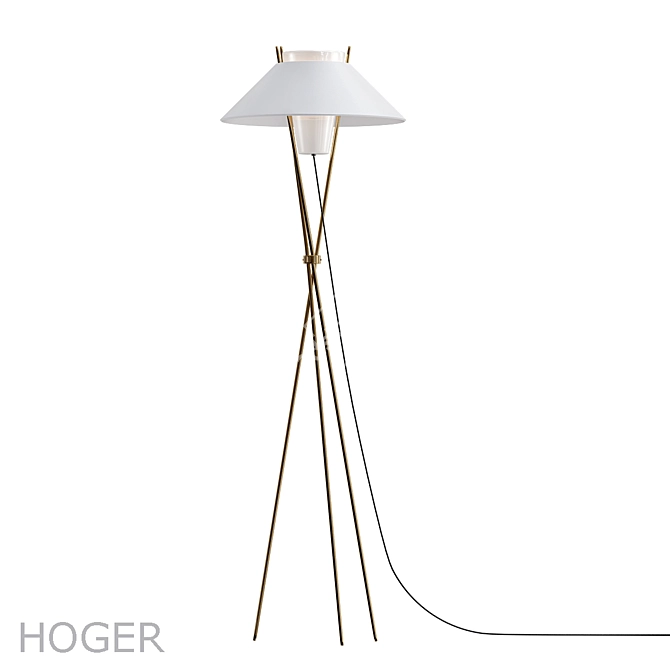 Hoger 2013: Stylish Design Lamps 3D model image 1