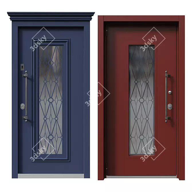 OM Termo: Innovative European Designed Entry Doors 3D model image 1