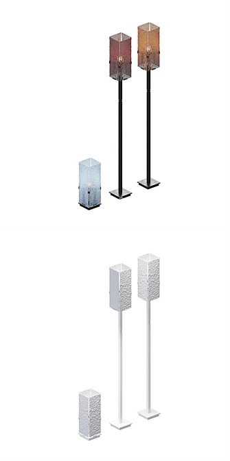BM Ambato Lighting Set: Table & Floor Lamps 3D model image 6