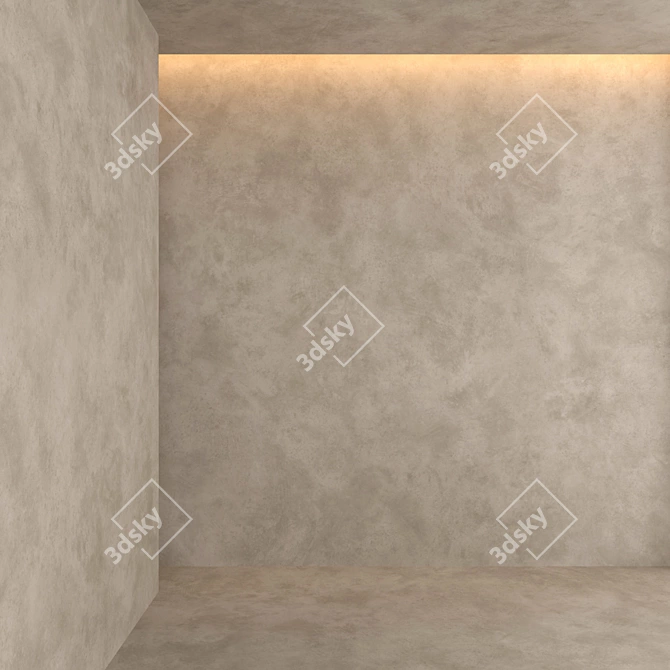 Decorative Concrete Material 3D model image 1