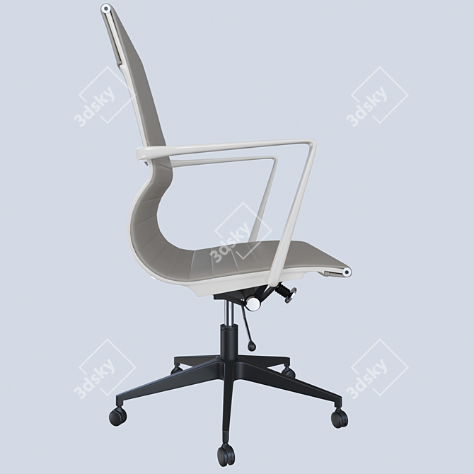 Sleek Executive Office Chair 3D model image 2