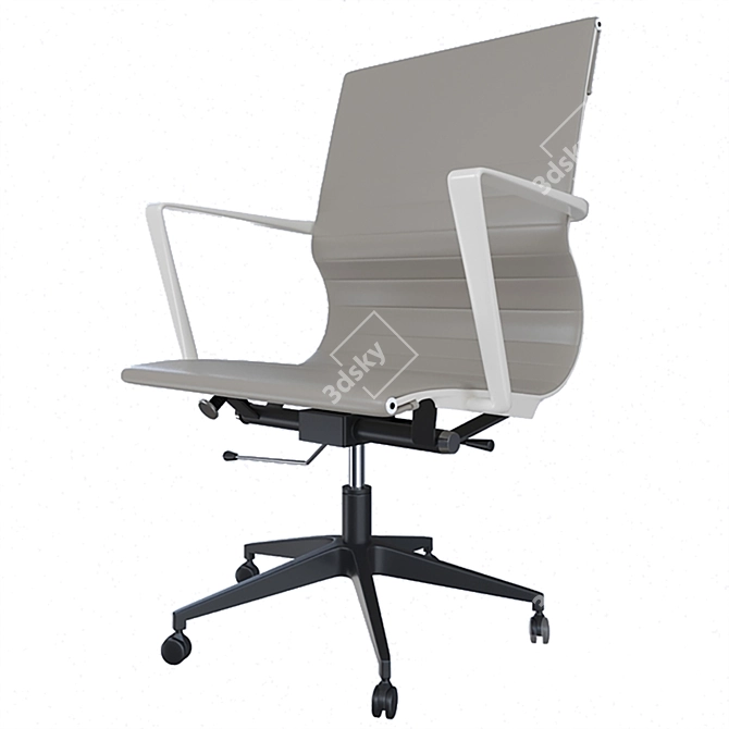Sleek Executive Office Chair 3D model image 4