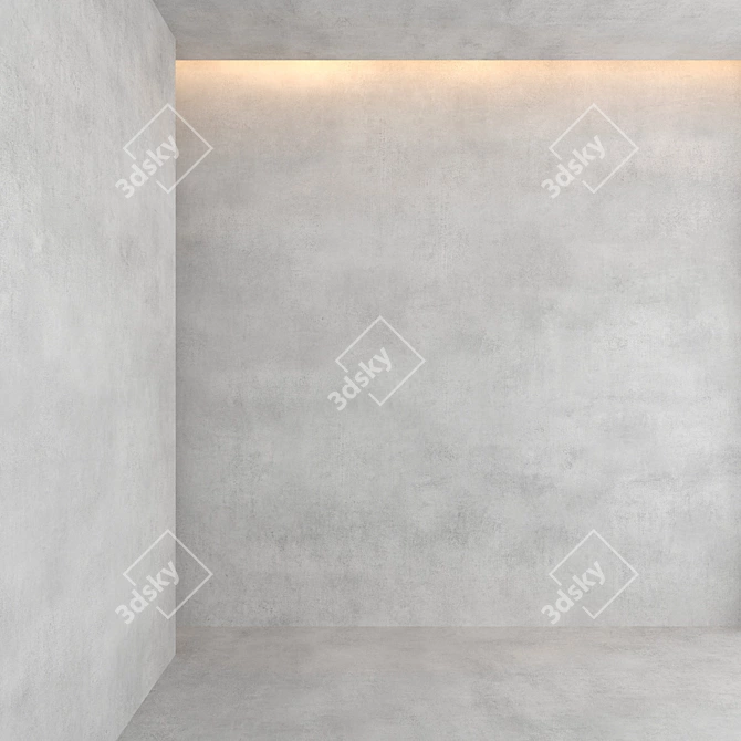 Title: Seamless Decorative Concrete for Detailed Renderings 3D model image 1