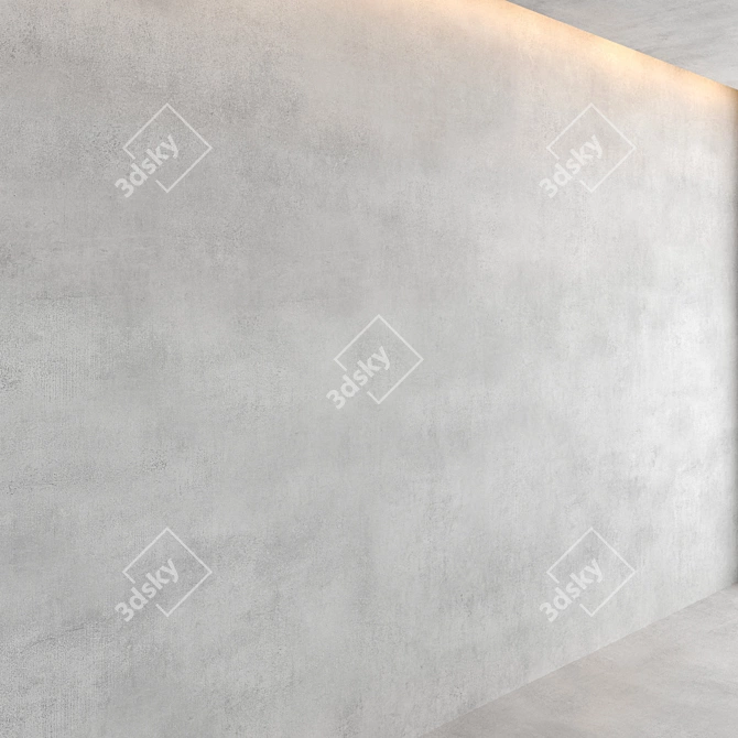 Title: Seamless Decorative Concrete for Detailed Renderings 3D model image 2