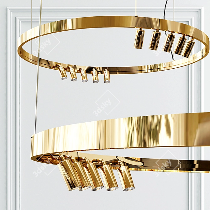 Superloop MDL: Flexible Pendant Light 3D model image 2