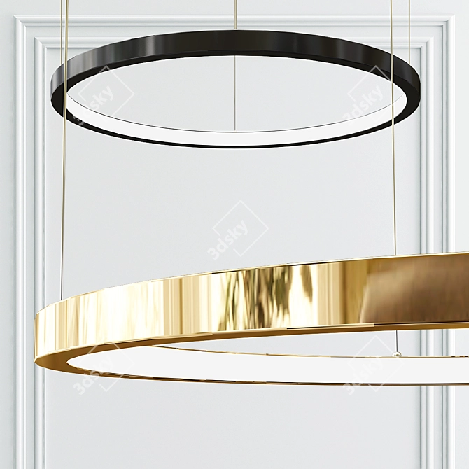 Superloop MDL: Flexible Pendant Light 3D model image 4