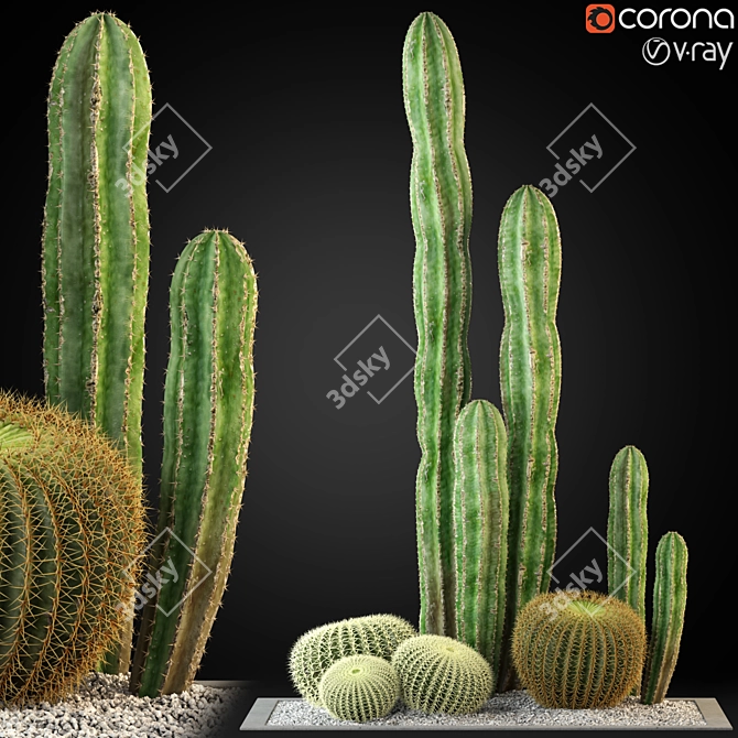 Greenery Galore: Exquisite Plants Set 3D model image 1