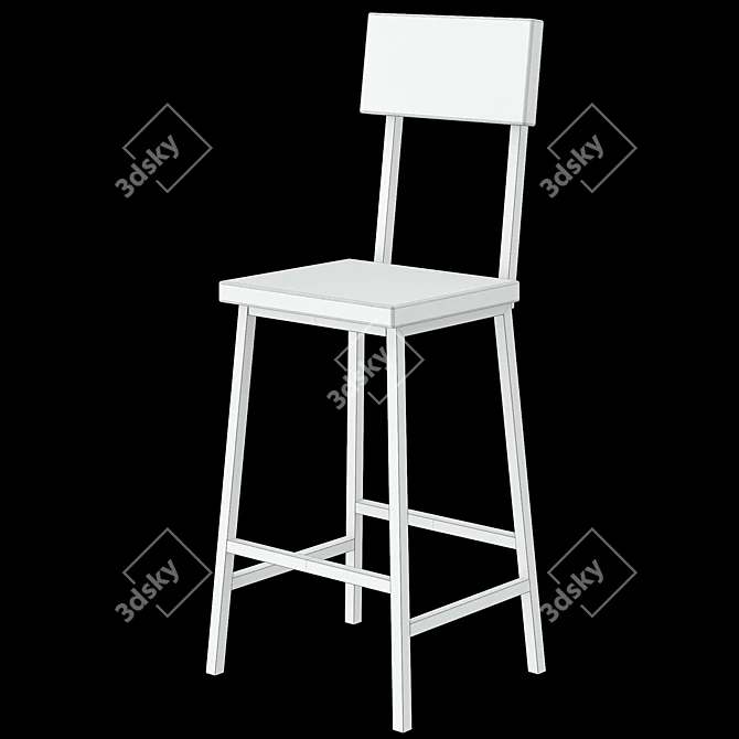 Karagach Slab Chair 3D model image 4
