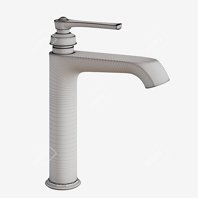 Modern Cooper Vessel Faucet 3D model image 2