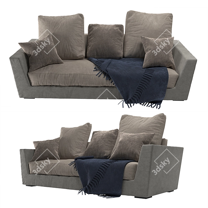 Mik Gervasoni: Sleek Style Sofa 3D model image 2