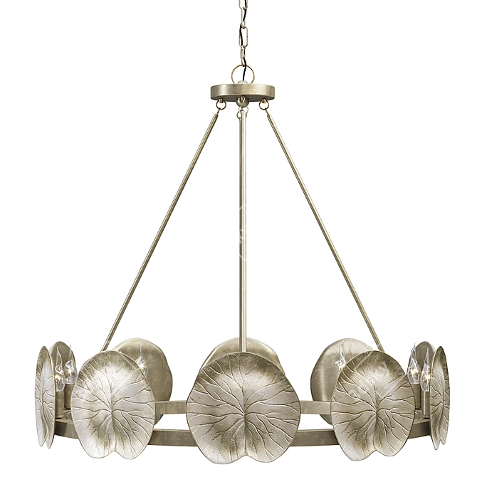 Lilly Chandelier: CURREY & COMPANY Elegant Lighting 3D model image 1