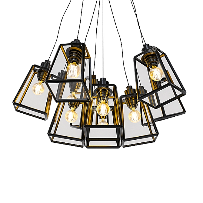 Modern Chandelier Collection 3D model image 5