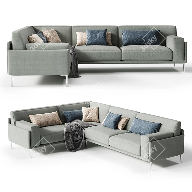 Comfort LIFE Sofa 3D model image 1