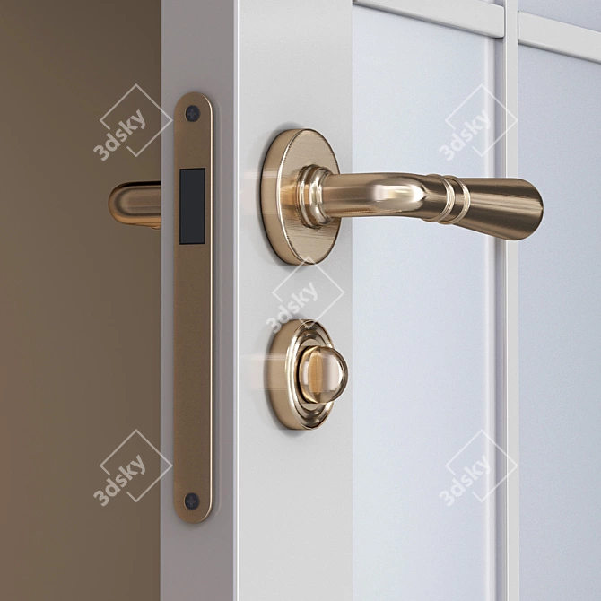 Elegant Classic ITALON Solo Doors 3D model image 2