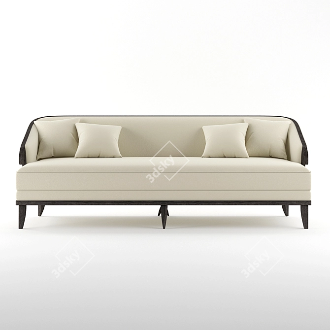 Biarritz Scroll Arm Sofa 3D model image 2