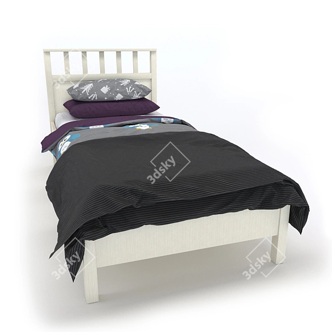 Hoff Sherlock Single Bed 3D model image 3