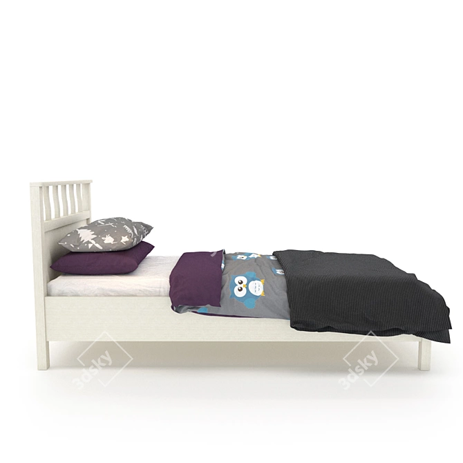 Hoff Sherlock Single Bed 3D model image 5