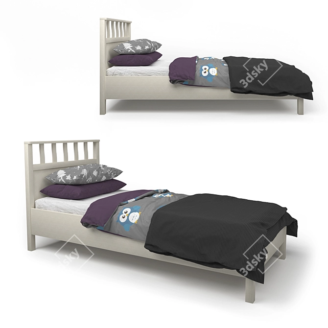 Hoff Sherlock Single Bed 3D model image 7