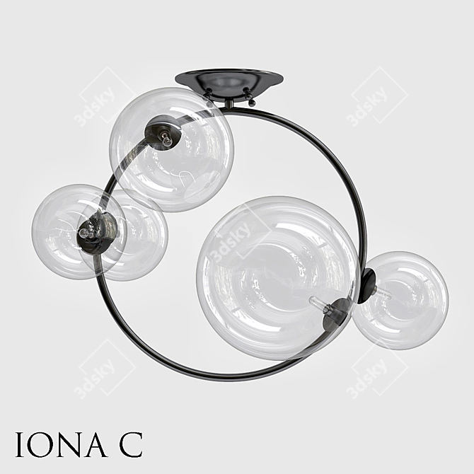 IONA_C Designer Lamp 3D model image 1