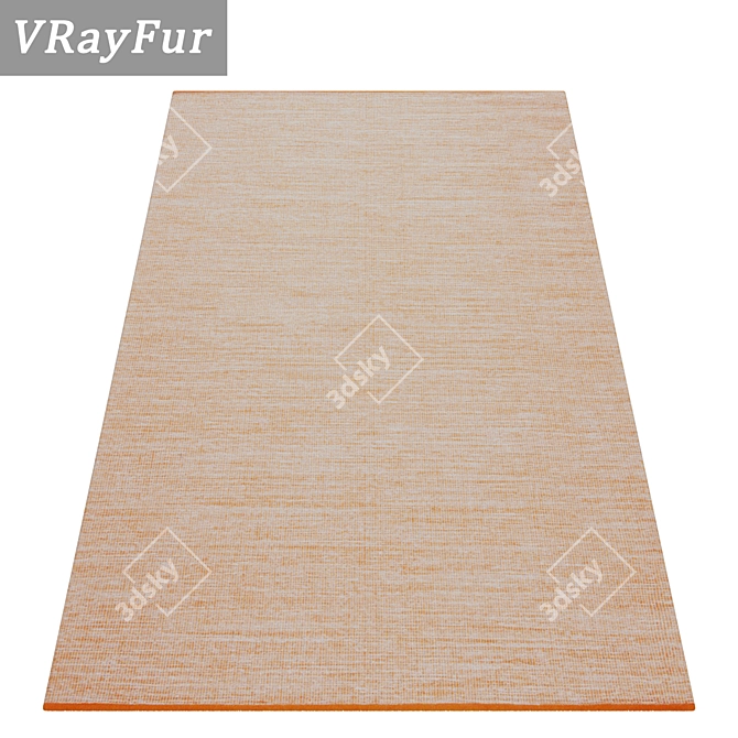 Versatile Set of Luxury Carpets 3D model image 2