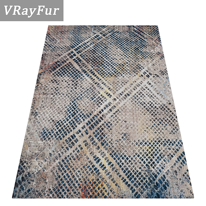 Luxury Carpet Set: High-Quality Textures for Stunning Visuals 3D model image 2
