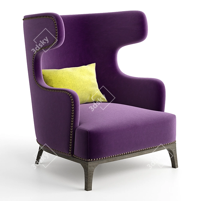 Luxury Visionnaire IPE Cavalli Single Katie Armchair 3D model image 2