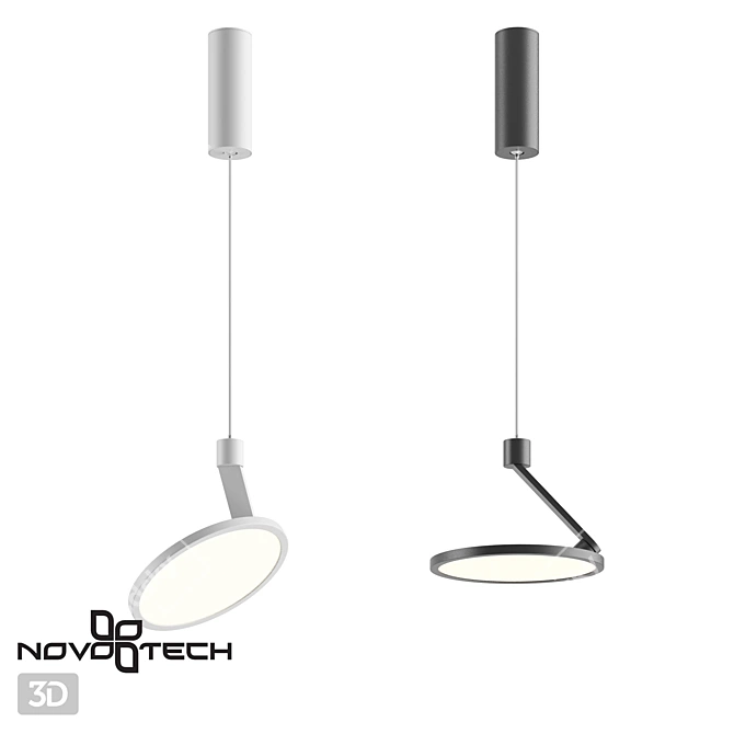 Novotech 358350/358351 LED Pendant Light 3D model image 1