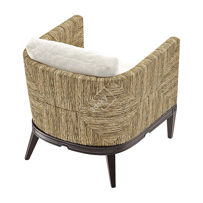 PALECEK Cameron Lounge Chair: Elegant and Stylish 3D model image 3
