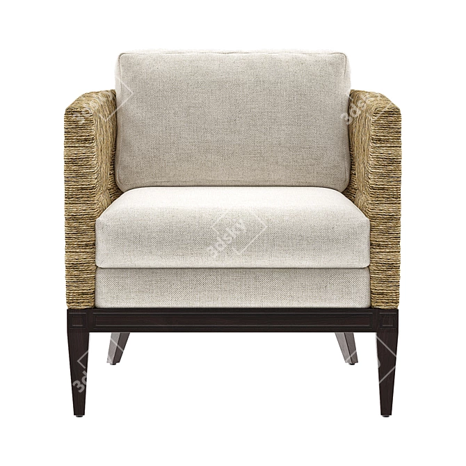 PALECEK Cameron Lounge Chair: Elegant and Stylish 3D model image 4