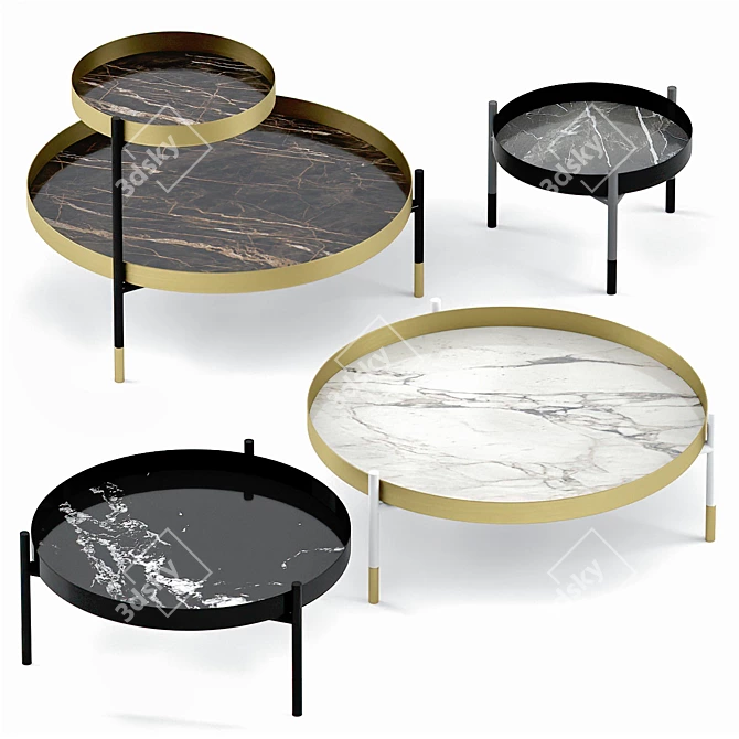 Bontempi Planet Coffee Table 3D model image 1