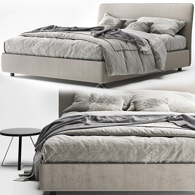 Bonaldo Tonight: Modern Bed Design 3D model image 3