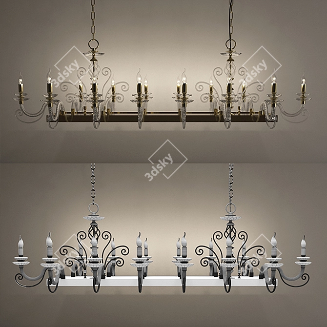 Euroluce Alicante Axis Lamp: Elegant Illumination for Every Space 3D model image 1