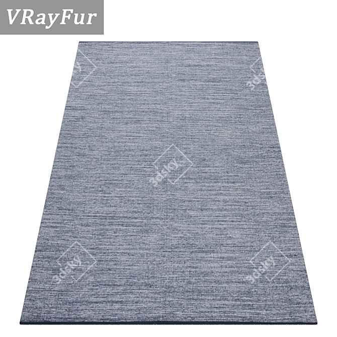  High-Quality Carpet Set - 3 Variants 3D model image 2