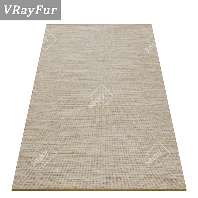 Luxury Rug Set: Premium Quality Carpets 3D model image 2