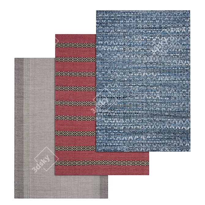 Luxury Carpets Collection 3D model image 1