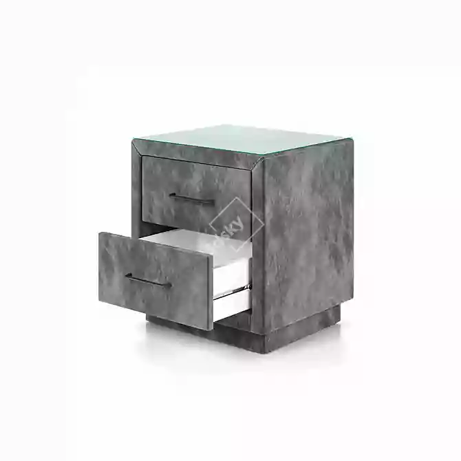 Sleek Modern Cabinet 3D model image 2