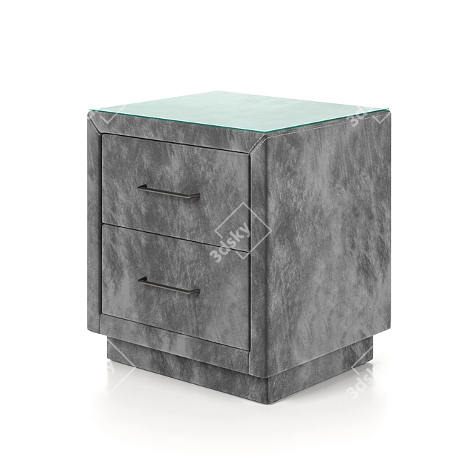 Sleek Modern Cabinet 3D model image 4