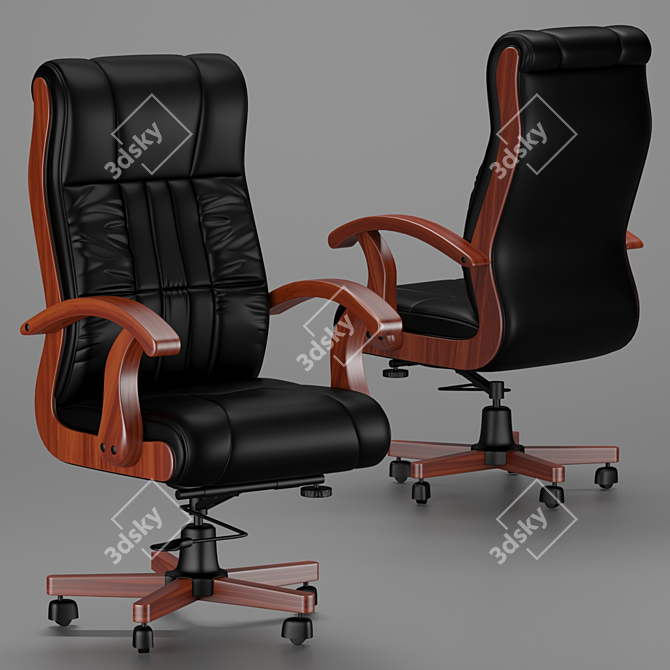  ErgoLux High Back Office Chair 3D model image 2