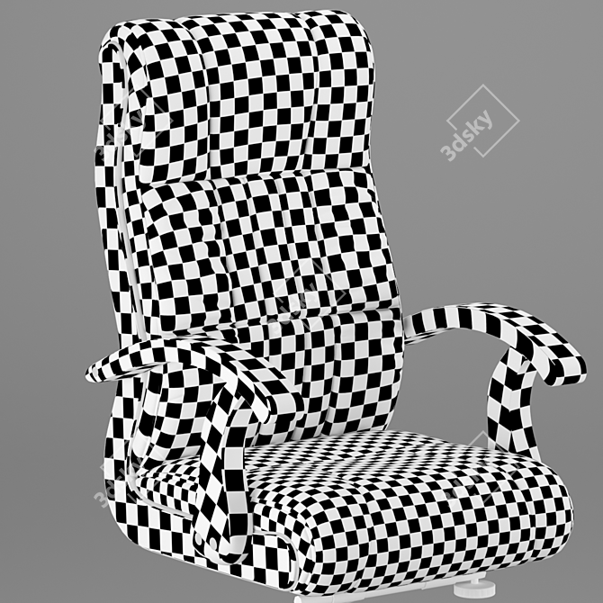  ErgoLux High Back Office Chair 3D model image 3